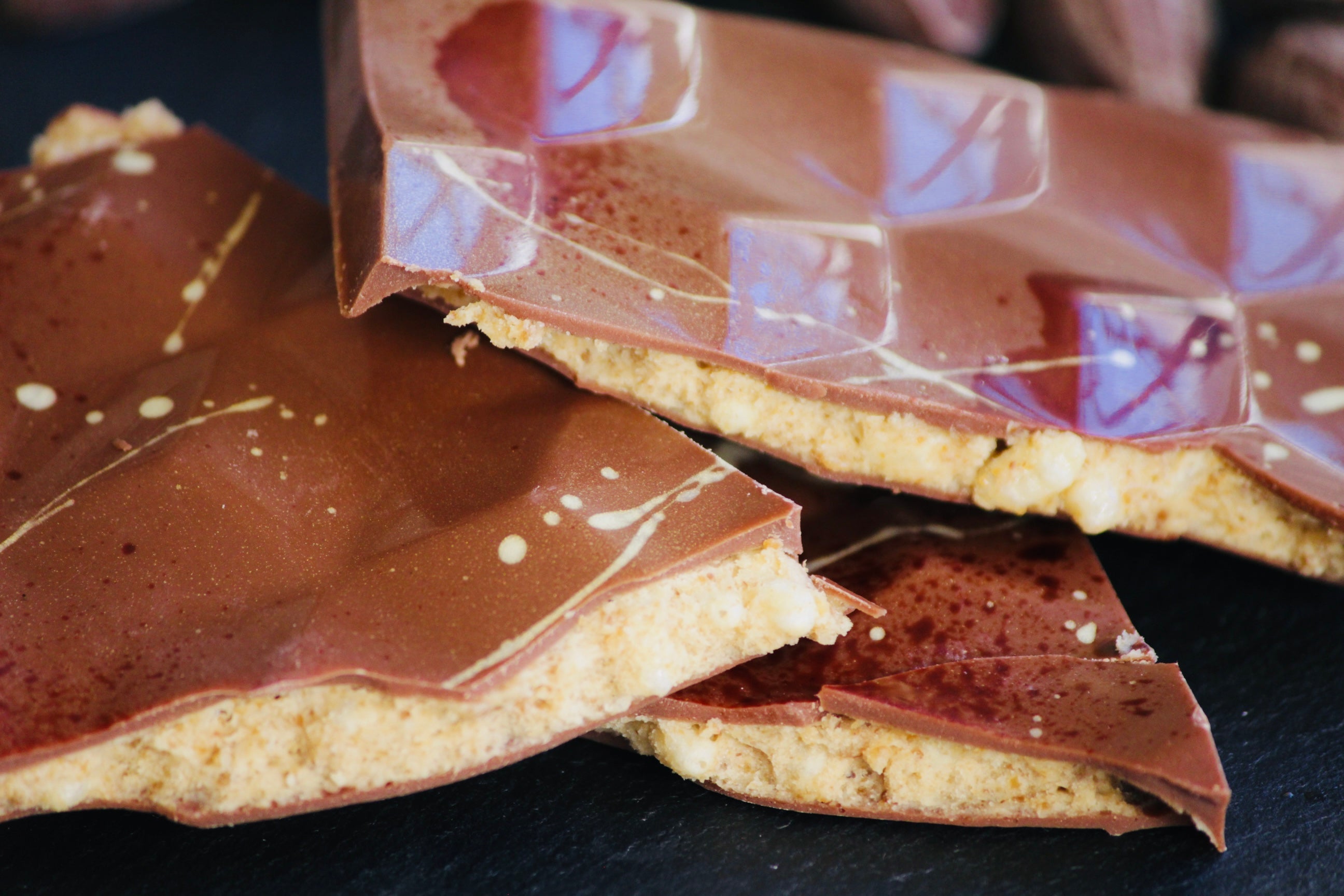 くるみと玄米のタブレットショコラ