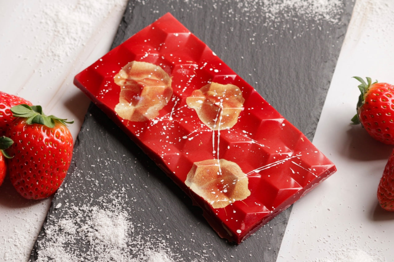 苺とココナッツのタブレットショコラ